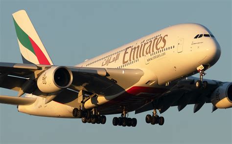 De Emirates A380.